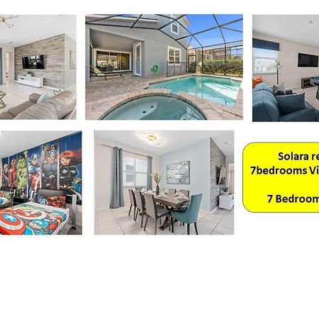 Modern Solara Villa With Pool, 7Bd Kissimmee Kültér fotó